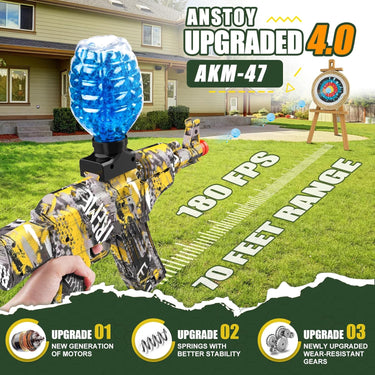 Automatic AKM-47 Gel Blaster Gun Toys